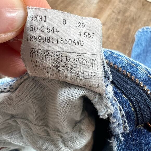 Vintage lee Jeans Double Waist High Waist Tapered Jeans - Picture 4 of 8